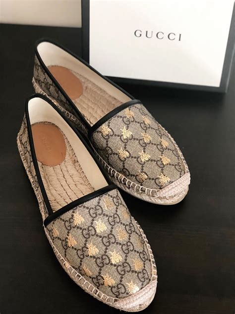 gucci silver espadrille|More.